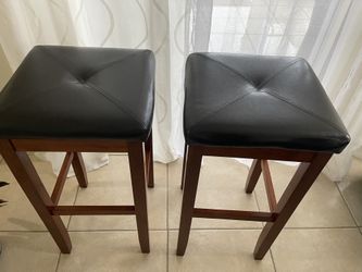 Bar Stools Set of 2, Counter Height Bar Stools, Kitchen Counter Stools