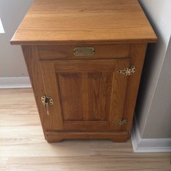 White Clad Ice Box Cabinet 