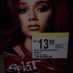 Splat Color For Hair 