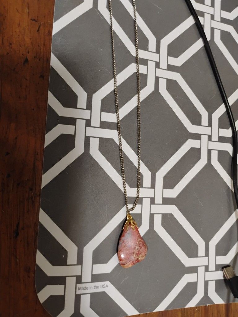 Crystal Pendant With Chain