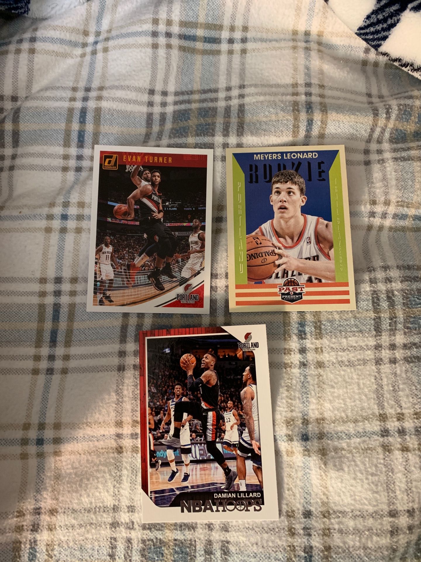Blazers cards