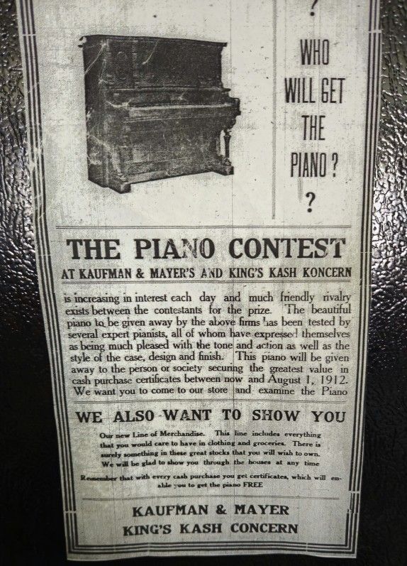 1912 Antique Piano