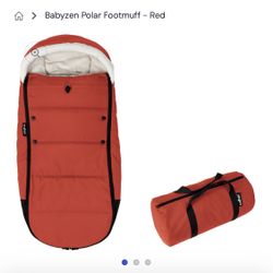 Babyzen Polar Footmuff - Red NEW