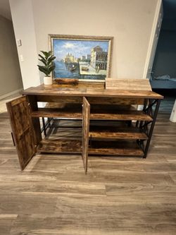 Entry Table w/ Shoe rack