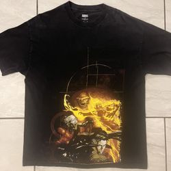 VINTAGE Marvel Mad Engine FANTASTIC 4 T-SHIRT MOVIE PROMO SIZE XL