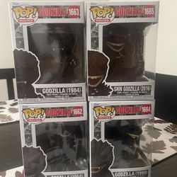 Godzilla Funkos 