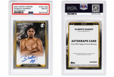 2024 Topps Chrome Gilberto Ramirez Autograph PSA 8