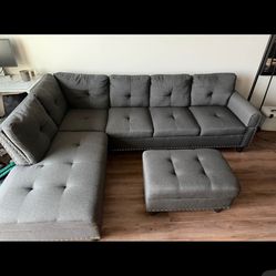 Gray Sectional Couch