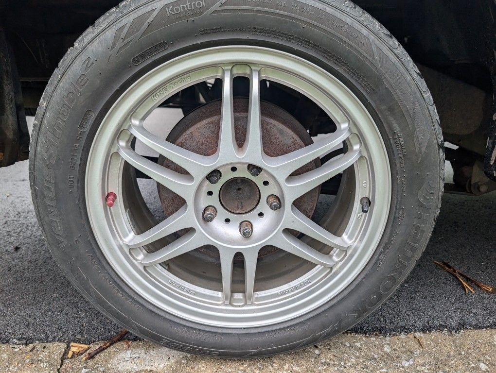 Kosei K1-TS Wheels and Tires 215/55R17