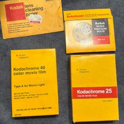 Kodak Kodachrome 16mm  Color Film Cartridges