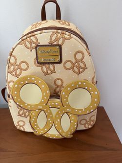 Loungefly Disney Mickey Mouse Scented Pretzel Mini Backpack