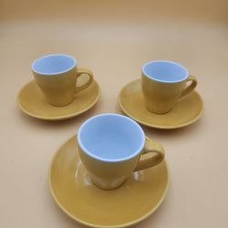 IMUSA Mustard Yello Espresso Cups Set Of 3