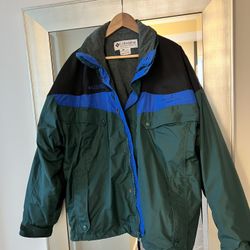 Columbia Vintage Nylon Outdoors Rain Jacket Coat 