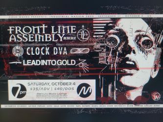 Frontline Assembly Ticket Today October 4th