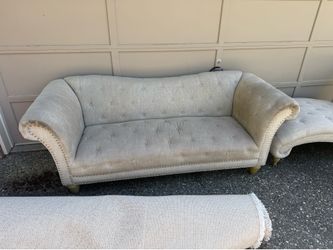 Couch, chaise lounge, rug for sale