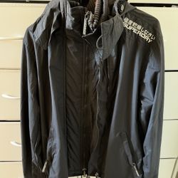 Superdry Black Jacket M