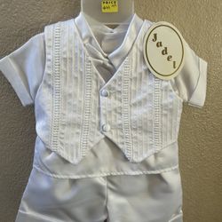 Traje De Bautizo Para Nino De 3 A 6 Meses