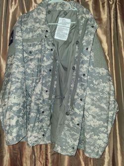 US Army ACU Digital Camo Military Field Jacket