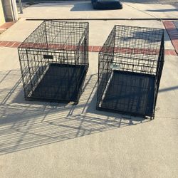 2 Metal Foldable Cages