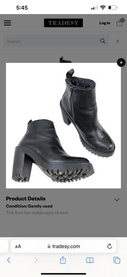 Dr Martens Faux fur Heels 4UK