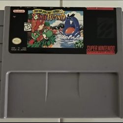 Super Mario World 2 Yoshi’s Island - Super Nintendo SNES Game Cartridge