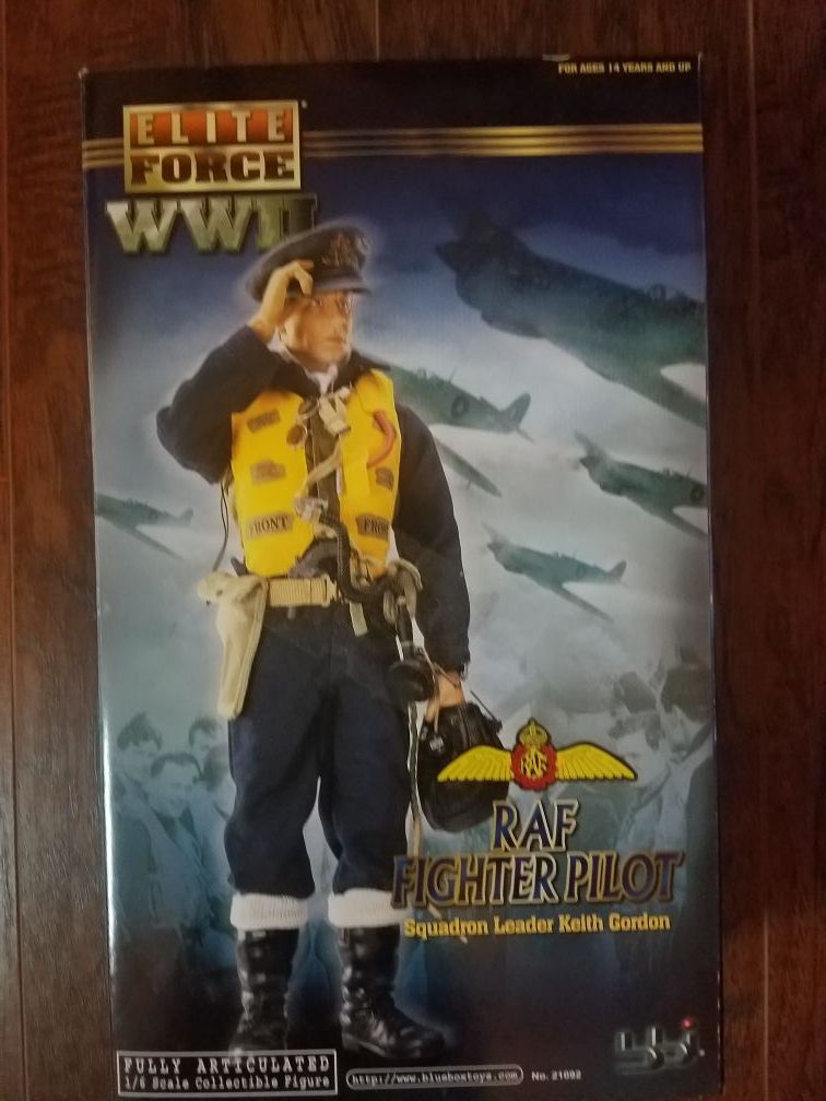Squadron Leader Keith Gordon Elite Force WWII RAF Fighter Pilot Military Figure 1/6 Scale