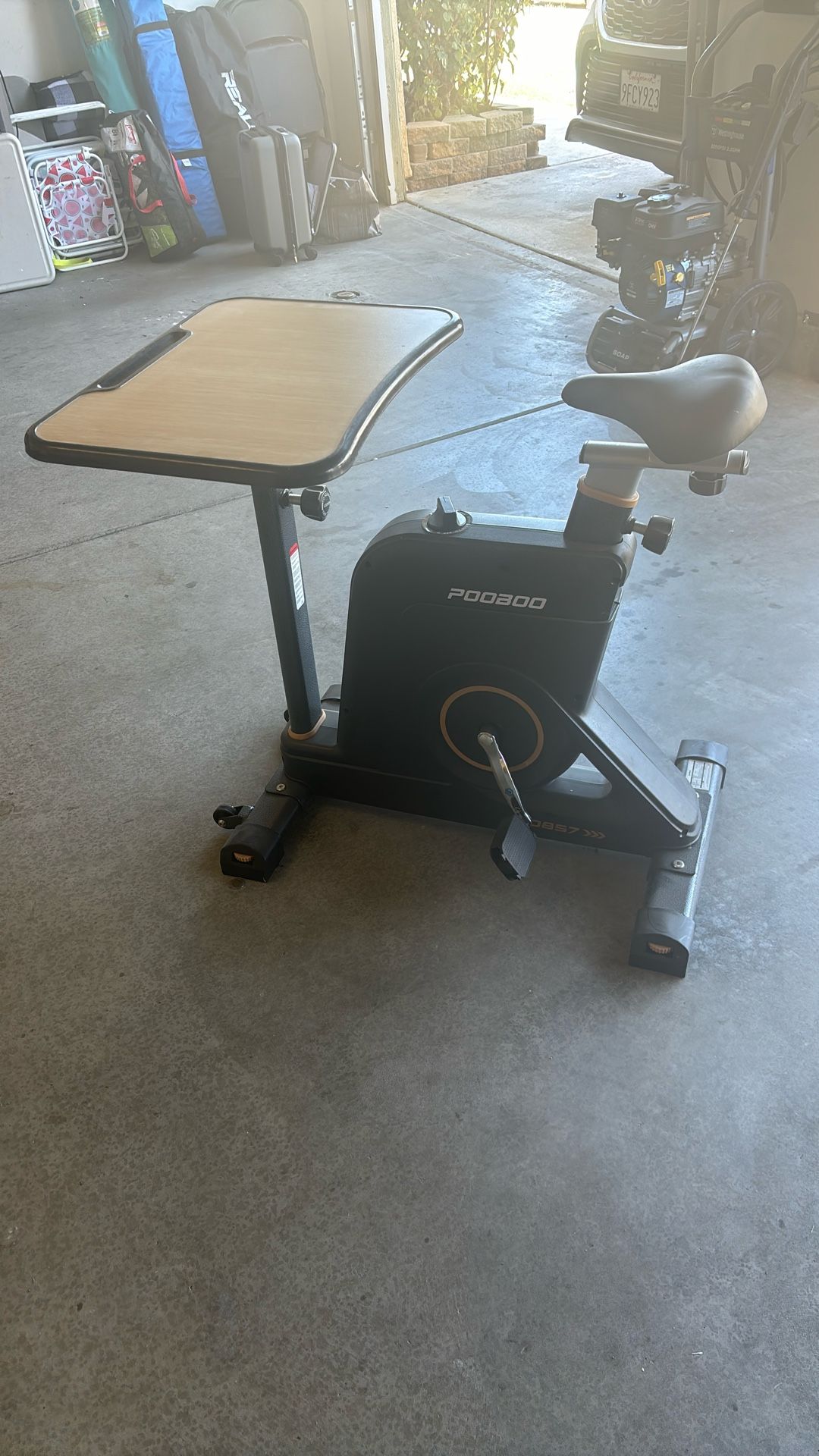 Stationary Desk Exercise Bike