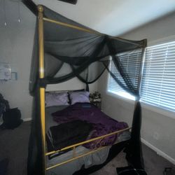 Full Size Canopy Bed Frame