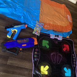 Nerf Guns/SlipNSlide/Dance pad