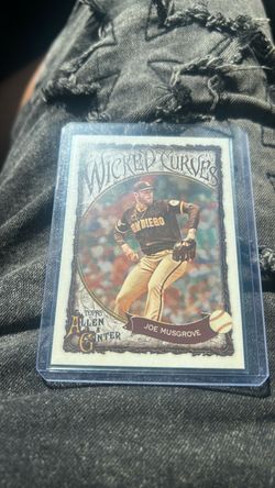 Joe Musgrove Topps Allen & Ginter Wicked Curves Card