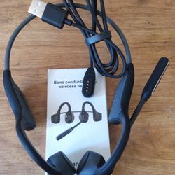 BONE CONDUCTION ENC WIRELESS BLUETOOTH HEADSET NOISE CANCELLING 