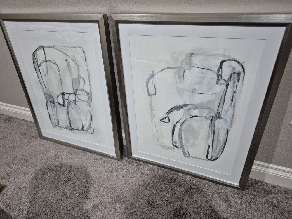 26" X 32" Two Frame Of Z GALLERIE With Certificate Of Authenticity, Both Are In Very Good Condition. Please See All The Pictures For Details