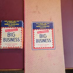 Big Business 1937 Edition By  Transogram Co.  If NEW York  Board Game 