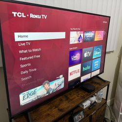 TCL w/ Roku TV 48.5 Inch