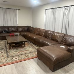 Leather sofas 