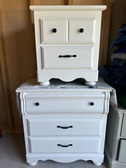 2  white Naitstand