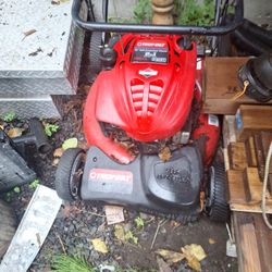 Lawn Mower Troy Built And Erigation Hose