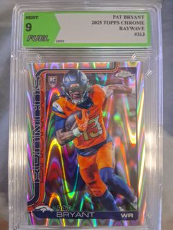2025 topps chrome pat Bryant graded 9