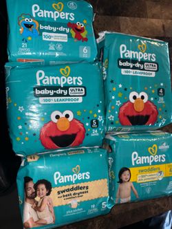 Diapers and baby wipes