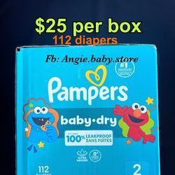 Pampers baby dry size 2