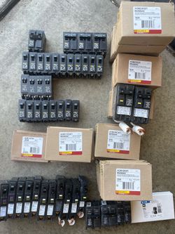 New/Unused Electrical Breakers