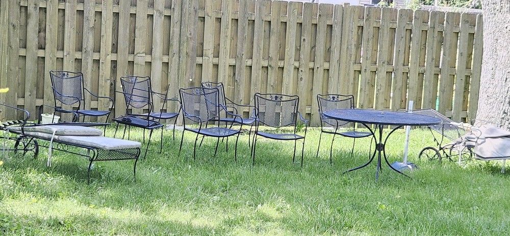Outdoor Steel Patio Set