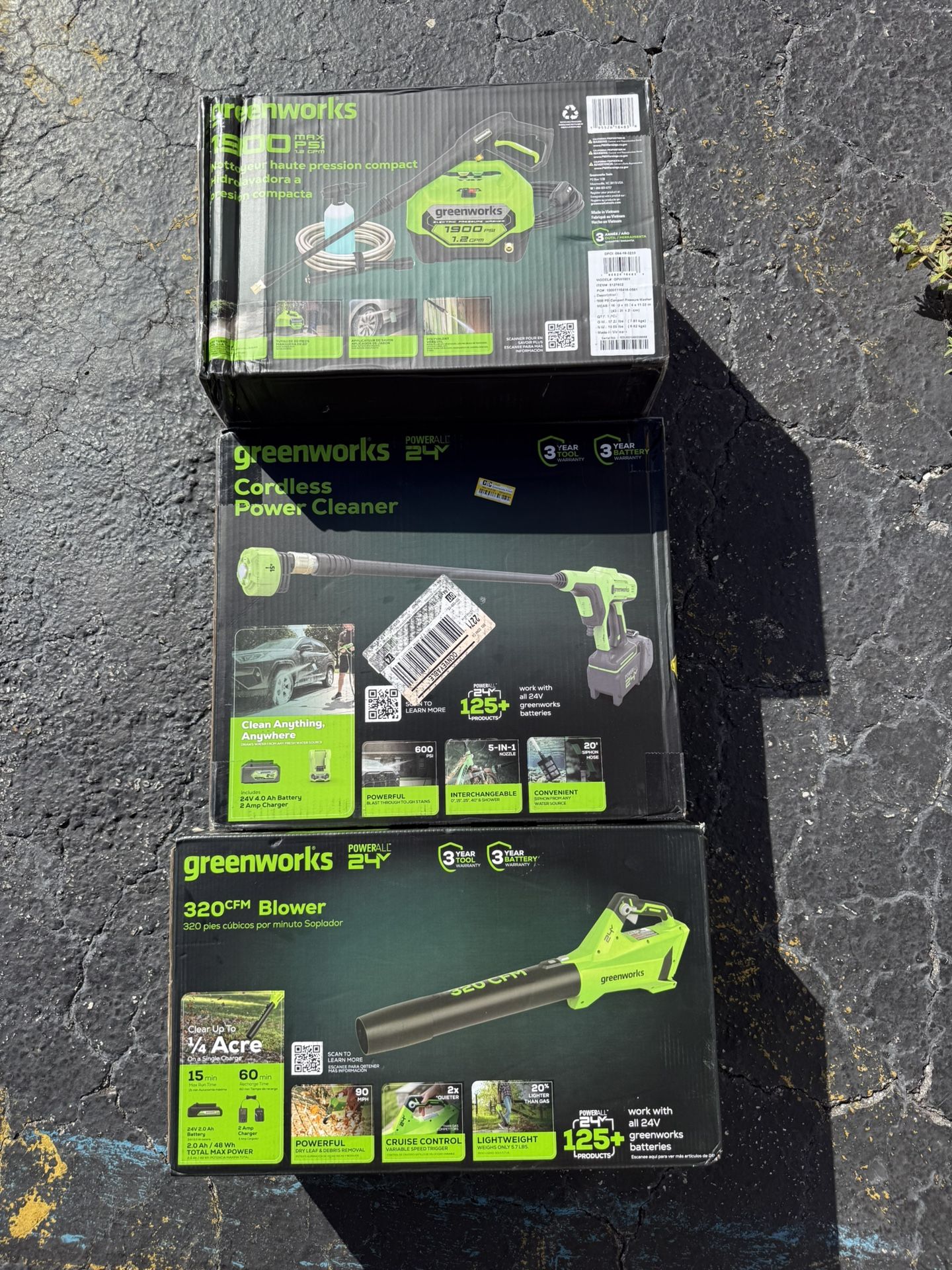 Pressure washer and blower