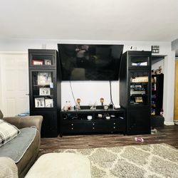 TV Stand with matching bookcases 