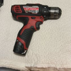 12 Volt Milwaukee  Drill Driver