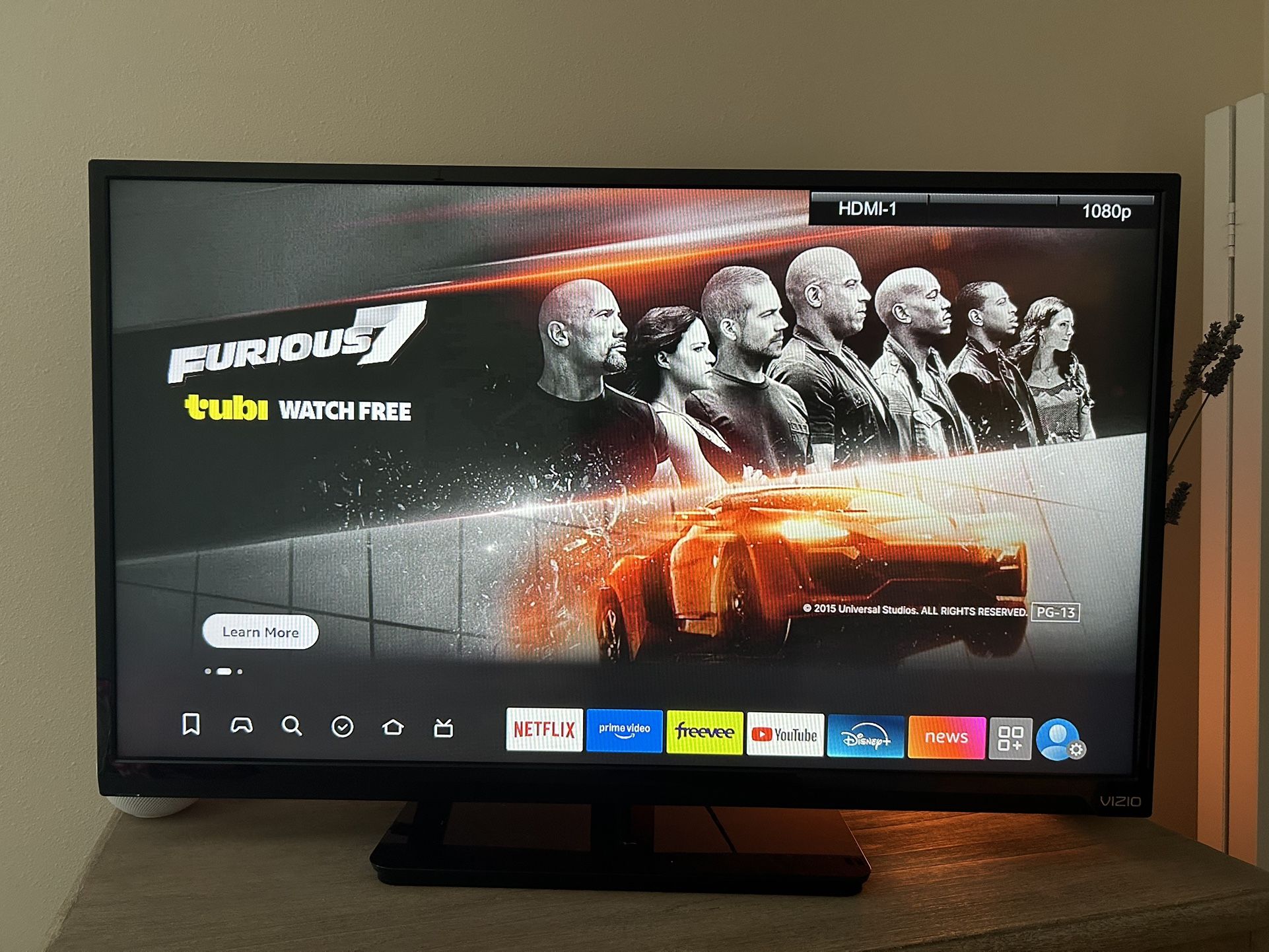 38” Vizio Smart TV
