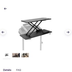 VIVO 3” Laptop Tray Treadmill Desktop Riser