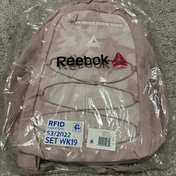 Brand New Brand New Reebok Women's Adult Lillian 17.5" Laptop Backpack, Ashen Lilic Camo