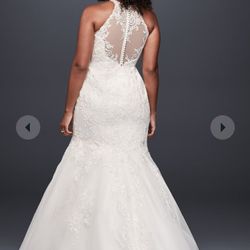 Wedding Dress, Headpiece  & Veil