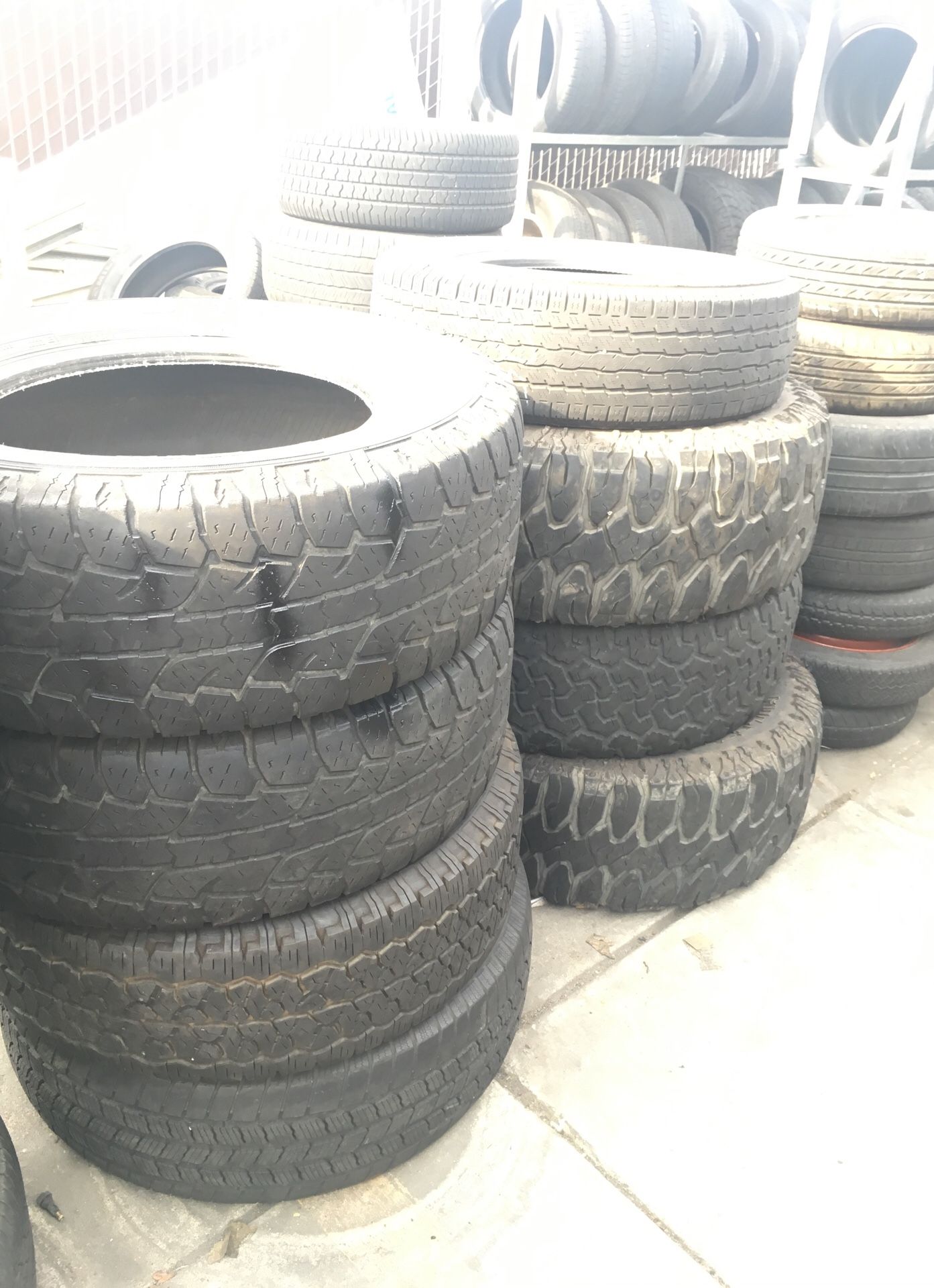 Used All terrain & mud tire 17” 18” 20”